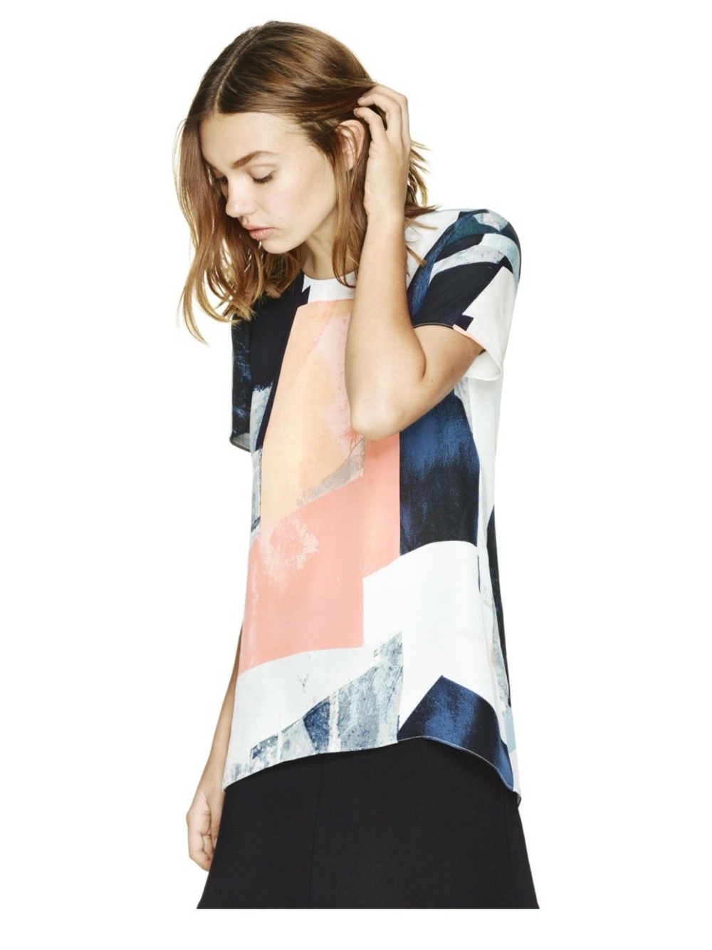 WILFRED SHORT-SLEEVE BLOUSE